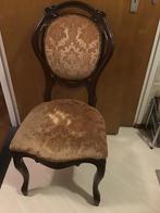 Stoelen divers, Huis en Inrichting, Stoelen, Ophalen, Gebruikt, Bruin, Stof