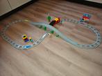 Duplo Stoomtrein met Brug & Station, Ophalen of Verzenden, Zo goed als nieuw, Complete set, Duplo