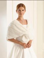 Elegante Imitatie Bont Cape - Zacht!, Kleding | Dames, Trouwkleding en Trouwaccessoires, Ophalen of Verzenden, Nieuw, Wit, Accessoires