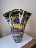 Mondgeblazen Murano art glass fazzoletto - handkerchief vase, Antiek en Kunst, Verzenden