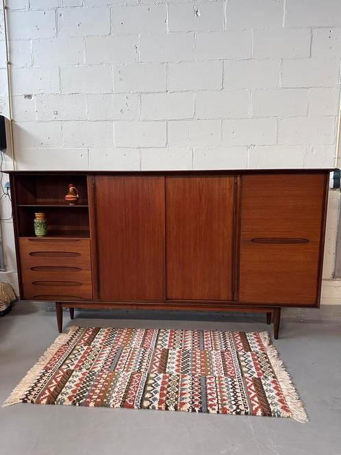 Hilker highboard vintage teakfineer omnia design (w), Huis en Inrichting, Kasten | Dressoirs, Ophalen of Verzenden