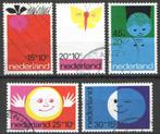 Nederland NVPH nr 996/1000 gestempeld Kinderpostzegels 1971, Postzegels en Munten, Verzenden, Na 1940, Gestempeld