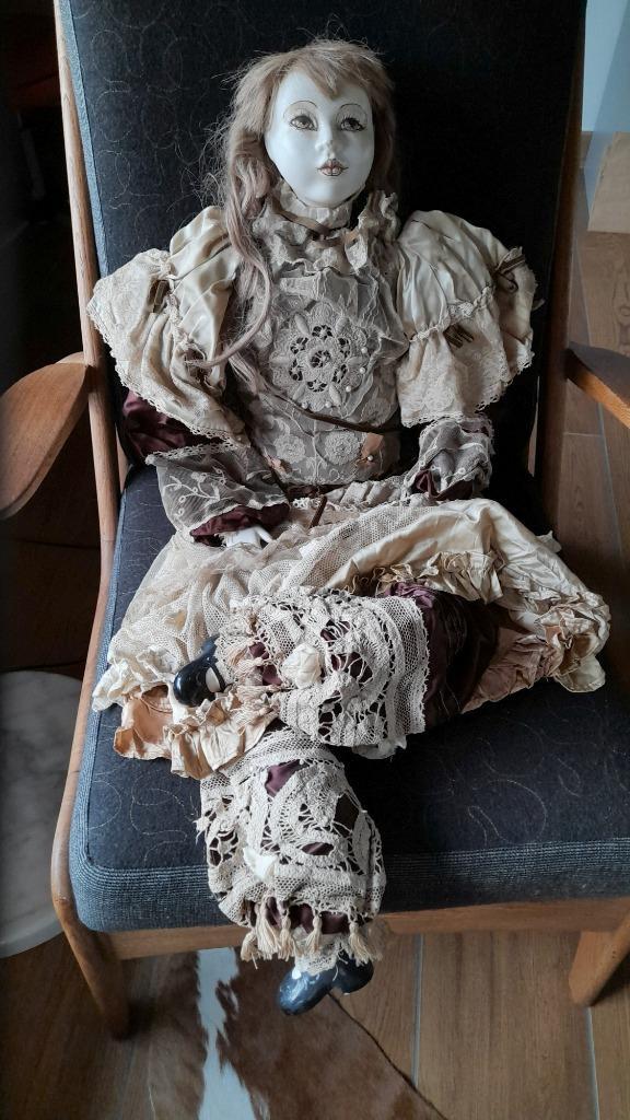 oude poppen, Antiek en Kunst, Curiosa en Brocante, Ophalen