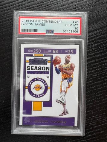 LeBron James LA Lakers 2019 Panini Contenders - PSA 10 beschikbaar voor biedingen