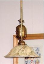 tiffany plafond hanglamp, Huis en Inrichting, Ophalen, Gebruikt, Glas, 50 tot 75 cm