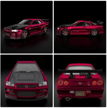 Hot Wheels RLC Nissan Skyline GT-R (BNR34) nieuw doos 251102 beschikbaar voor biedingen
