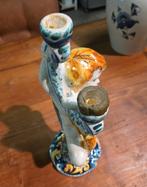 E. Boria Caltagirone cherubijn kandelaar keramiek, Ophalen of Verzenden, Keramiek of Aardewerk