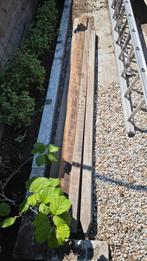 2x Azobe hardhouten palen 70 x 70 mm gepunt lengte 250 cm, Ophalen, Nieuw, 250 cm of meer, Palen