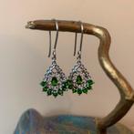 Diopsiet chroomdiopsiet beschermt hart liefde vreugde geluk, Sieraden, Tassen en Uiterlijk, Oorbellen, Nieuw, Ophalen of Verzenden