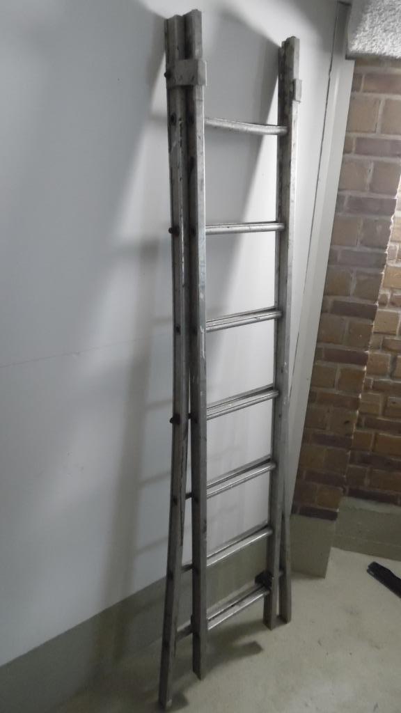altrex wertrap+ uitschuifladders, Doe-het-zelf en Verbouw, Ladders en Trappen, Gebruikt, Ladder, 2 tot 4 meter, Opvouwbaar of Inschuifbaar