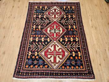 Vintage handgeknoopt perzisch tapijt qashqai 180x130 beschikbaar voor biedingen