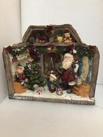 Kerstdecoratie met verlicht haardvuur, Diversen, Kerst, Ophalen of Verzenden, Zo goed als nieuw