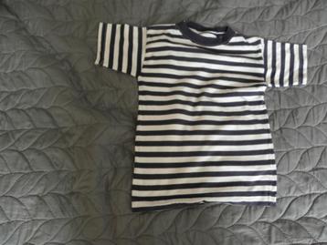 Goedkoop blauw wit bretons gestreept shirt CANBEDONE mt 116 beschikbaar voor biedingen