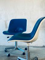 2x Artifort Spirit bureau stoel, Huis en Inrichting, Stoelen, Ophalen, Blauw, Retro Artifort Houtoku bureaustoel, Twee