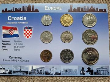 Muntset Kroatië kuna UNC  beschikbaar voor biedingen