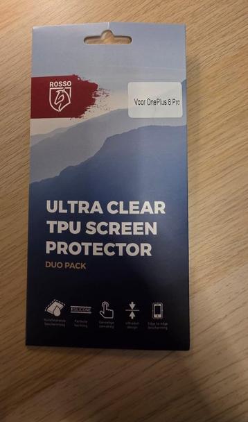 Rosso Screen Protector Ultra Clear voor Oneplus 8 pro beschikbaar voor biedingen