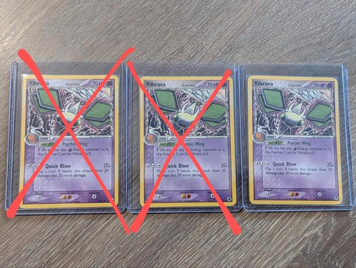 Vibrava uit EX Dragon Frontiers 24/101, Hobby en Vrije tijd, Verzamelkaartspellen | Pokémon, Zo goed als nieuw, Losse kaart, Ophalen of Verzenden