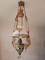 Antieke (olie) hanglamp, Antiek en Kunst, Ophalen