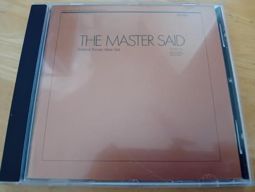 Roland Kovac New Set - The Master Said, Cd's en Dvd's, Cd's | Rock, Verzenden
