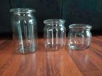 vegla wekpotten 3 maten, Ophalen of Verzenden, Gebruikt, Glas, Pot, Bus of Blik