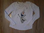 Zgan Olaf shirt met lange mouwen maat 134/140, Meisje, H&M, Ophalen of Verzenden, Zo goed als nieuw