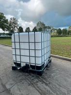 Ibc met kunstofpallet, Tuin en Terras, Regentonnen, Ophalen of Verzenden, Zo goed als nieuw