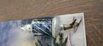 Vintage kerst ornament kaars op clip, Diversen, Kerst, Ophalen of Verzenden, Zo goed als nieuw