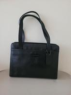 Emmy Wieleman leren tas zwart, Sieraden, Tassen en Uiterlijk, Tassen | Damestassen, Ophalen of Verzenden, Zo goed als nieuw, Zwart
