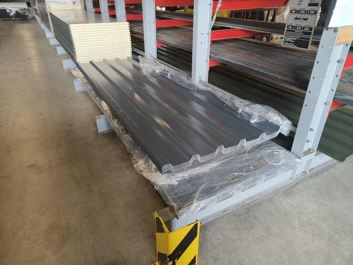 Enkelwandig staal - Dak/wand - Dakpanplaten - OPRUIMING, Doe-het-zelf en Verbouw, Platen en Panelen, Zo goed als nieuw, Overige materialen