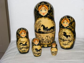 B6763 Mooie matroesjka baboesjka russisch handwerk beschikbaar voor biedingen
