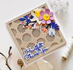 snijmal vierkant met rondjes/streepjes NIEUW, Hobby en Vrije tijd, Kaarten | Zelf maken, Ophalen of Verzenden, Nieuw, Fantasie