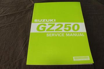 Suzuki GZ250 1998 motorcycle service manual  Marauder ?? beschikbaar voor biedingen