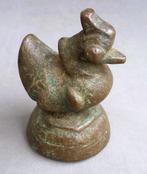 18 - 19 de eeuw Massief Bronzen Opium Gewicht Hintha Vogel, Ophalen of Verzenden, Brons