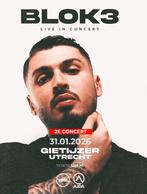 4 TICKETS BLOK3 CONCERT UTRECHT 31/1/2026, Drie personen of meer