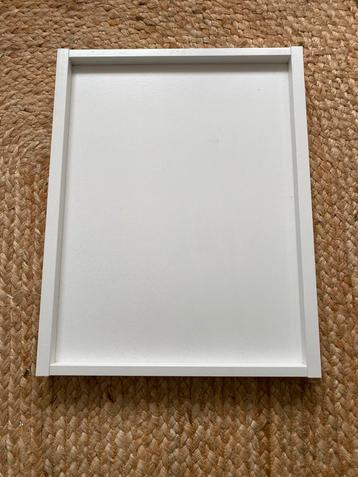 3x Komplement uittrekbare plank wit, 50x35 cm
