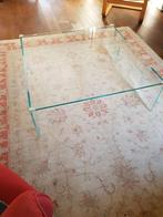 glazen salontafel Rolf Benz, Huis en Inrichting, 100 tot 150 cm, Minder dan 50 cm, Rechthoekig, 50 tot 100 cm