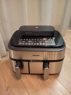 Airfryer 5000series NA555/00 Dual Basket 9Liter, Nieuw!, Witgoed en Apparatuur, Airfryers, Ophalen, Nieuw, Airfryer, 1500 gram of meer