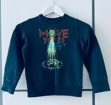 DIESEL Trui Maat 122-128 Als nieuw Donkerblauw 100% Katoen beschikbaar voor biedingen