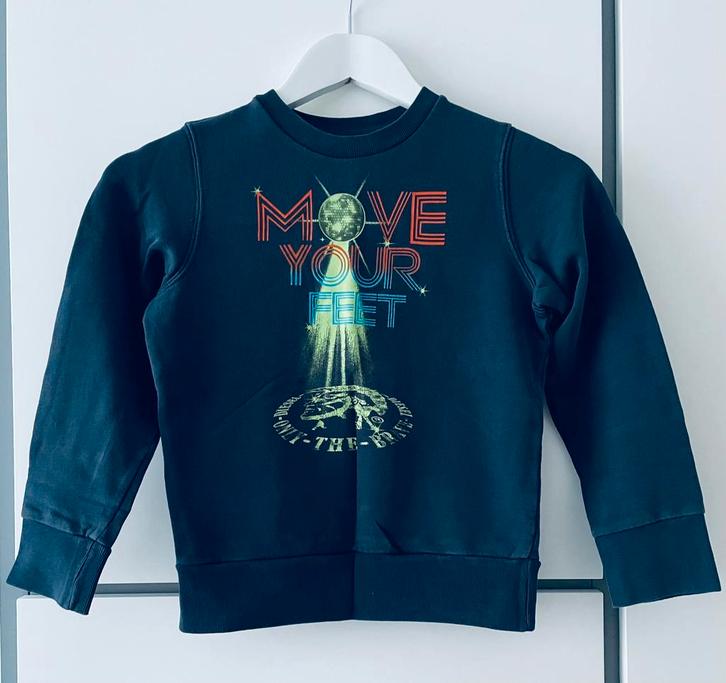 DIESEL Trui Maat 122-128 Als nieuw Donkerblauw 100% Katoen, Kinderen en Baby's, Kinderkleding | Maat 122, Zo goed als nieuw, Jongen
