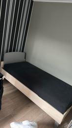 1-persoons luxe (tiener) bed FLEXA, Ophalen, 90 cm, Eenpersoons, Wit