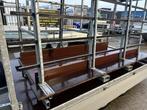 HENRA PLATEAUWAGEN 351X185 GLASRESTEEL/GLASBOK 3500KG 2017, Gebruikt