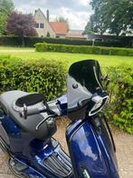 Vespa Sprint 2023 E5 45km brom 80cc Malossi Interlagos Blue, Ophalen of Verzenden, Zo goed als nieuw, 7005AM, 80 cc