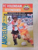 Programma Volendam Feyenoord 95 bekerfinale, Boek of Tijdschrift, Gebruikt, Ophalen of Verzenden, Feyenoord