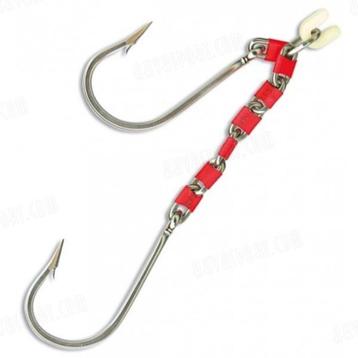 Big Game Hooks Mustad RVS 7732-CH-RIG Trolling Lures Hooks. beschikbaar voor biedingen