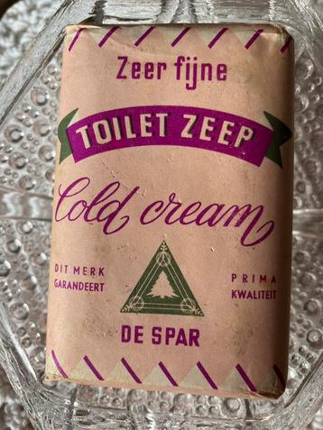 Antiek DE SPAR zeep stuk toiletzeep MOGGIES