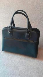 Vintage damestas, schooltas, boodschappentas  37x26x15 cm, Ophalen of Verzenden, Zo goed als nieuw, Blauw, Shopper