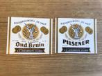 Oude etiketten van bierbrouwerij de Valk Vlijmen, Verzamelen, Ophalen of Verzenden, Nieuw, Overige typen, Overige merken