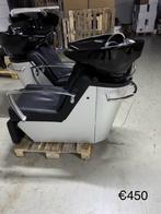 Pietranera wasunit knipstoel massage voetsteun zwart kapper, Huis en Inrichting, Stoelen, Zwart, Metaal, Nieuw, Ophalen of Verzenden