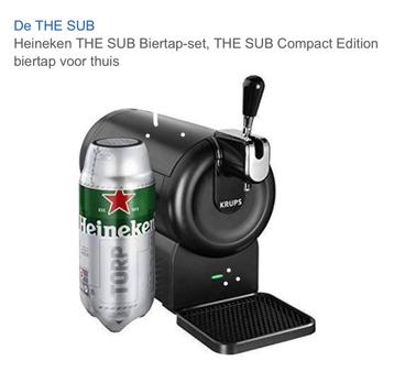 KRUPS biertap thuistap the sub heineken beschikbaar voor biedingen