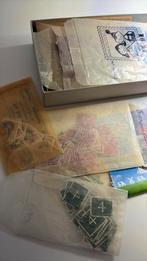 Doosje gevuld met oude Nederlandse postzegels., Postzegels en Munten, Ophalen of Verzenden, Gestempeld